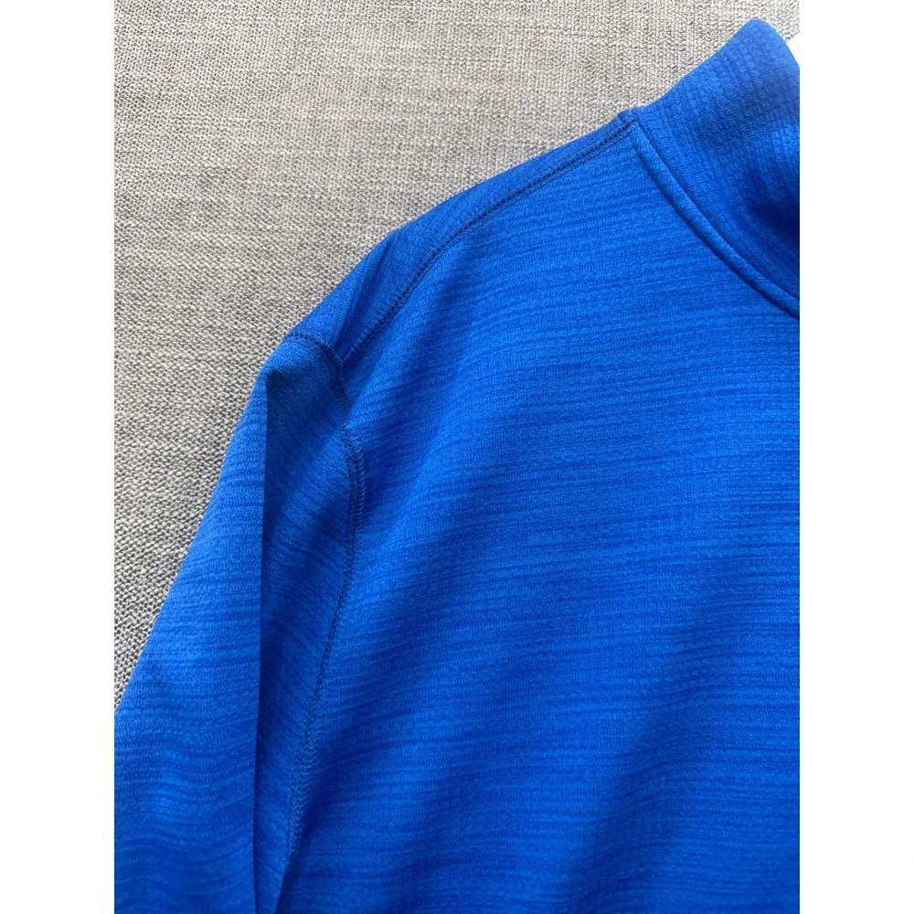 Club Room Performance Sweatshirt Mens 2XL Blue 1/4 Zip Long Sleeve Active Wear